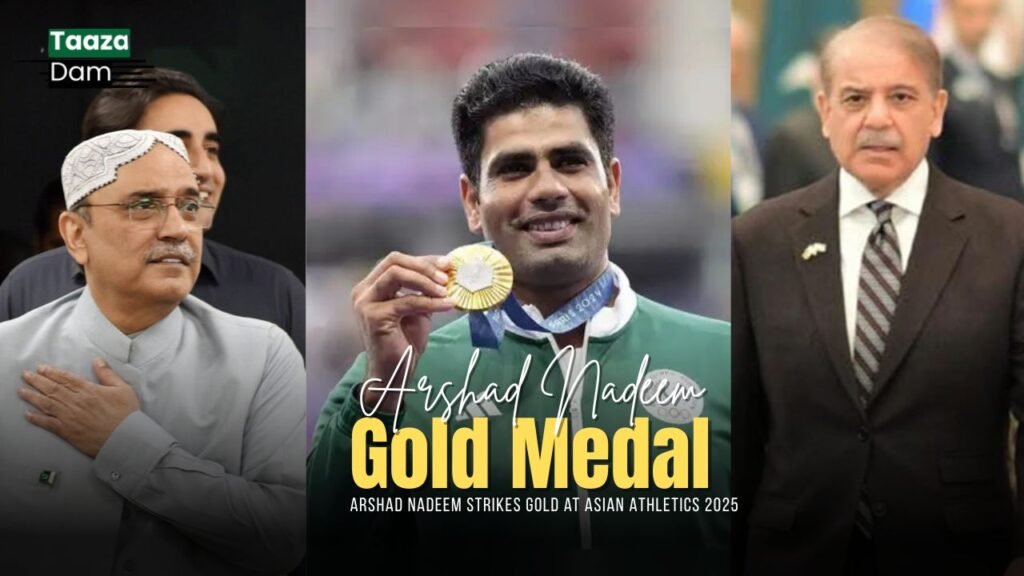 Arshad Nadeem Strikes Gold at Asian Athletics 2025 3 Arshad Nadeem Strikes Gold