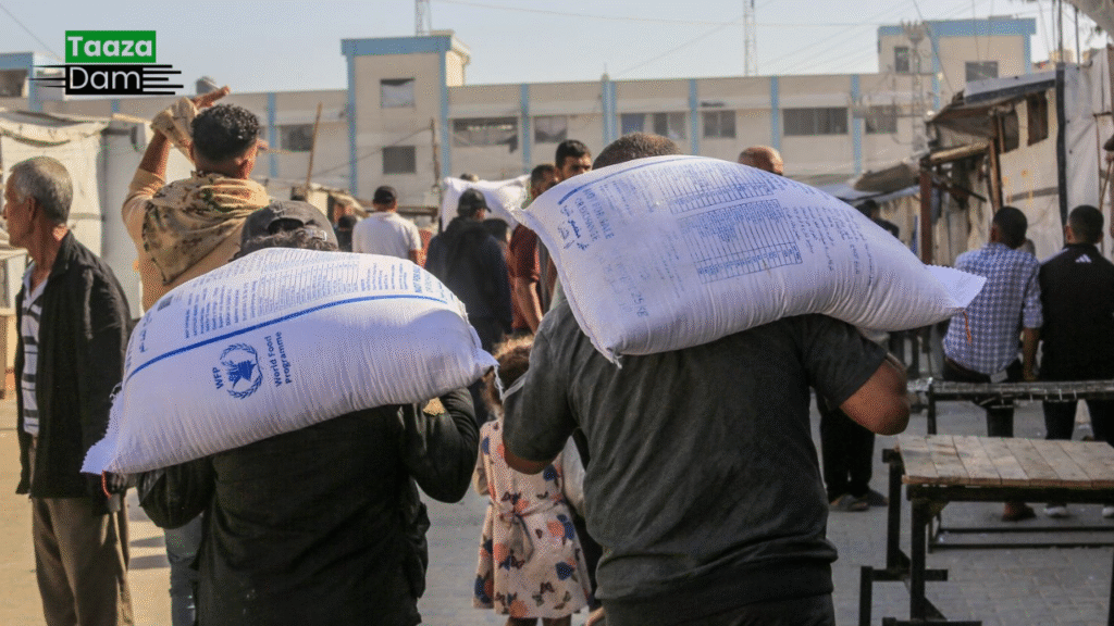 Desperate Crowds Rush Gaza Aid Trucks, Says WFP 2 Gaza